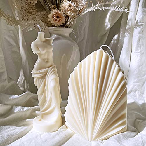 3D Coral Shell Candle Mold Silicone DIY Aromatherapy Mould for Handmade Plaster Craft Soap Making Home Decorating Ornaments image 1