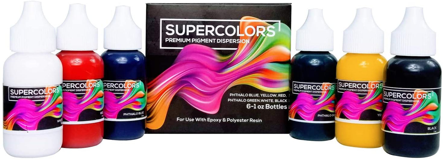 Deep Pour Epoxy Resin Kit Crystal Clear Liquid Glass, Super Colors Pigment Bundle 2-4 inch 3 GL Resin Kit - Self Leveling, Clear Resin Epoxy, Epoxy Resin Table DIY, Deep Resin Molds, River Table, 2:1 image 3