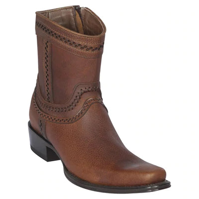 LOS ALTOS BOOTS MENS #76B9940 LOW SHAFT EUROPEAN SQUARE TOE | GENUINE RAGE LEATHER BOOTS | COLOR WALNUT image 0