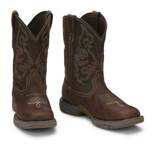 Tony Lamas Men's Footwear Work Junction 11" Work Boot Color Dark Brown image 0