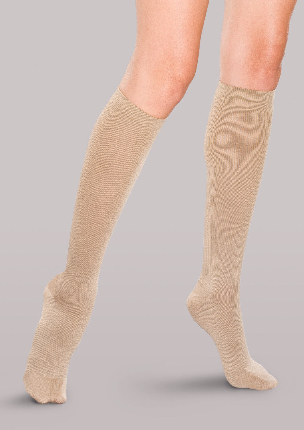 Women's Moderate Support Ribbed Trouser Socks image 1