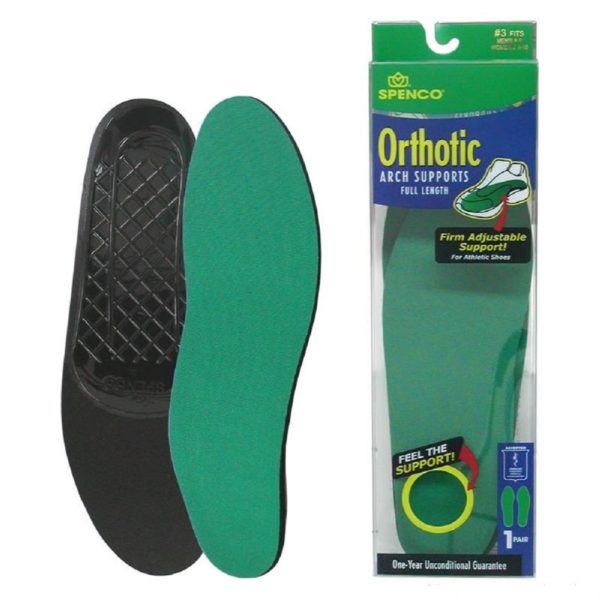 Spenco Rx Orthotic Arch Supports Full Length Insole