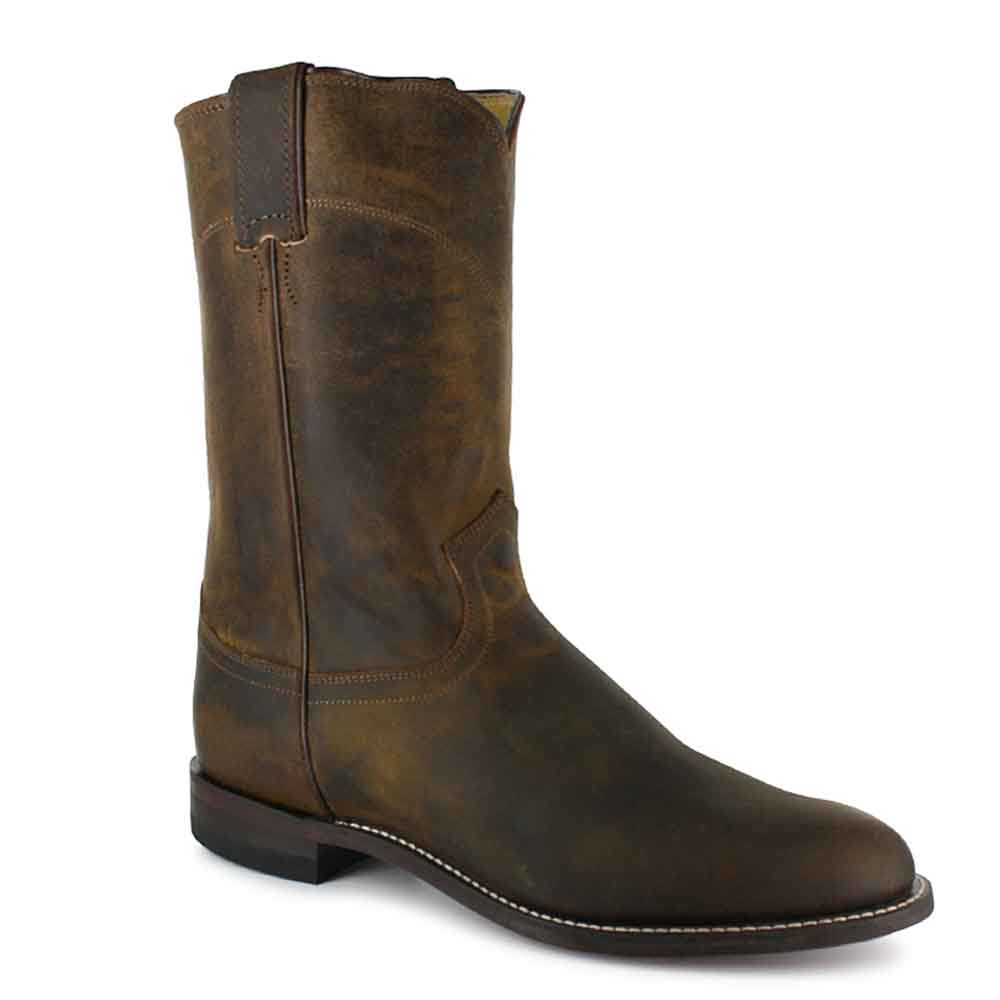 Justin Boots Western Boot Style # 3408 Men's 6.5 Bay Apache Size 7 EE ...