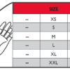 Carpal Tunnel with Dorsal Left Sizing Chart