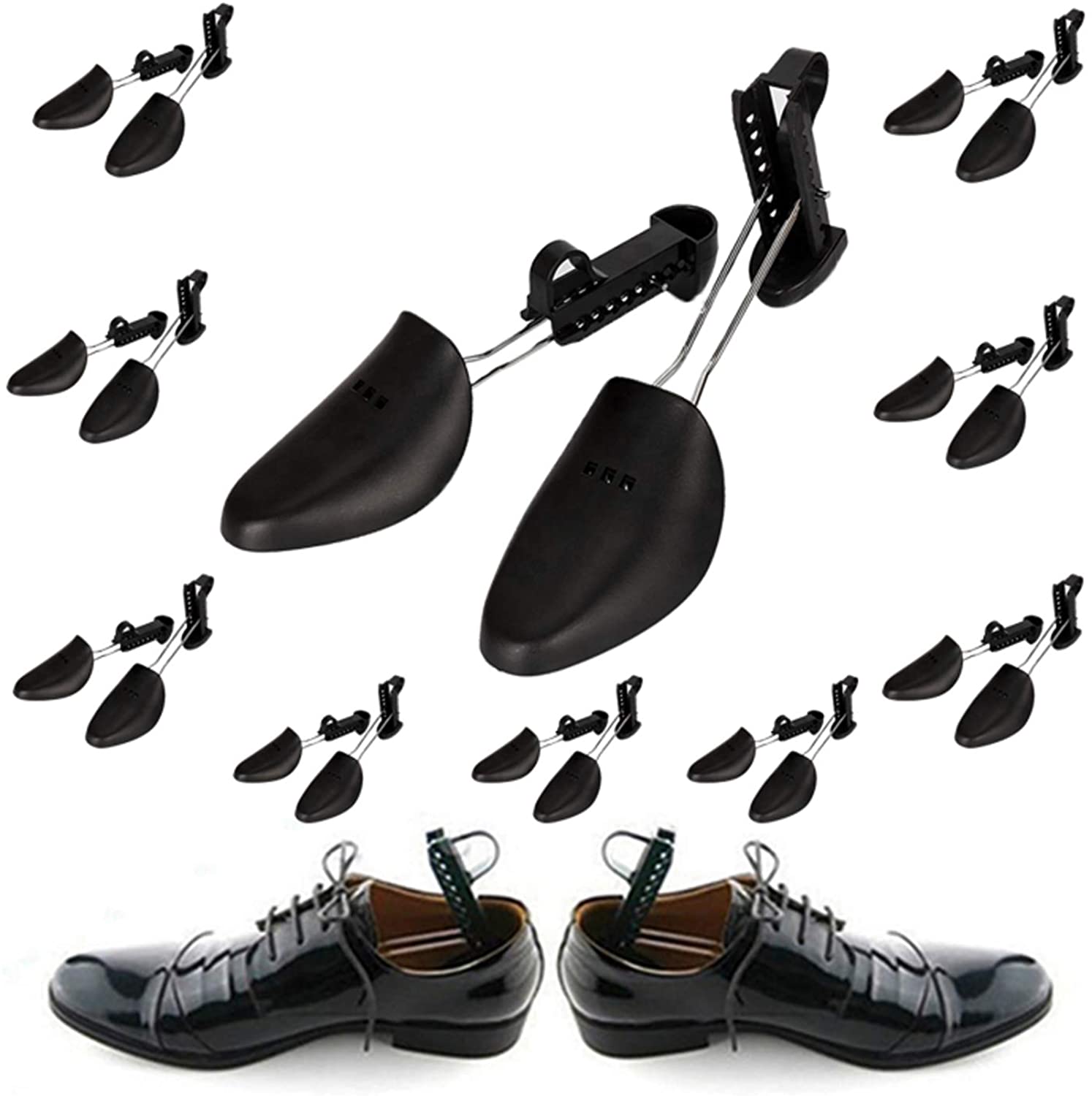 Coresto Shoe Stretcher Plastic Shoe Tree Pair of Shoe Stretchers Expander for Women and Men 