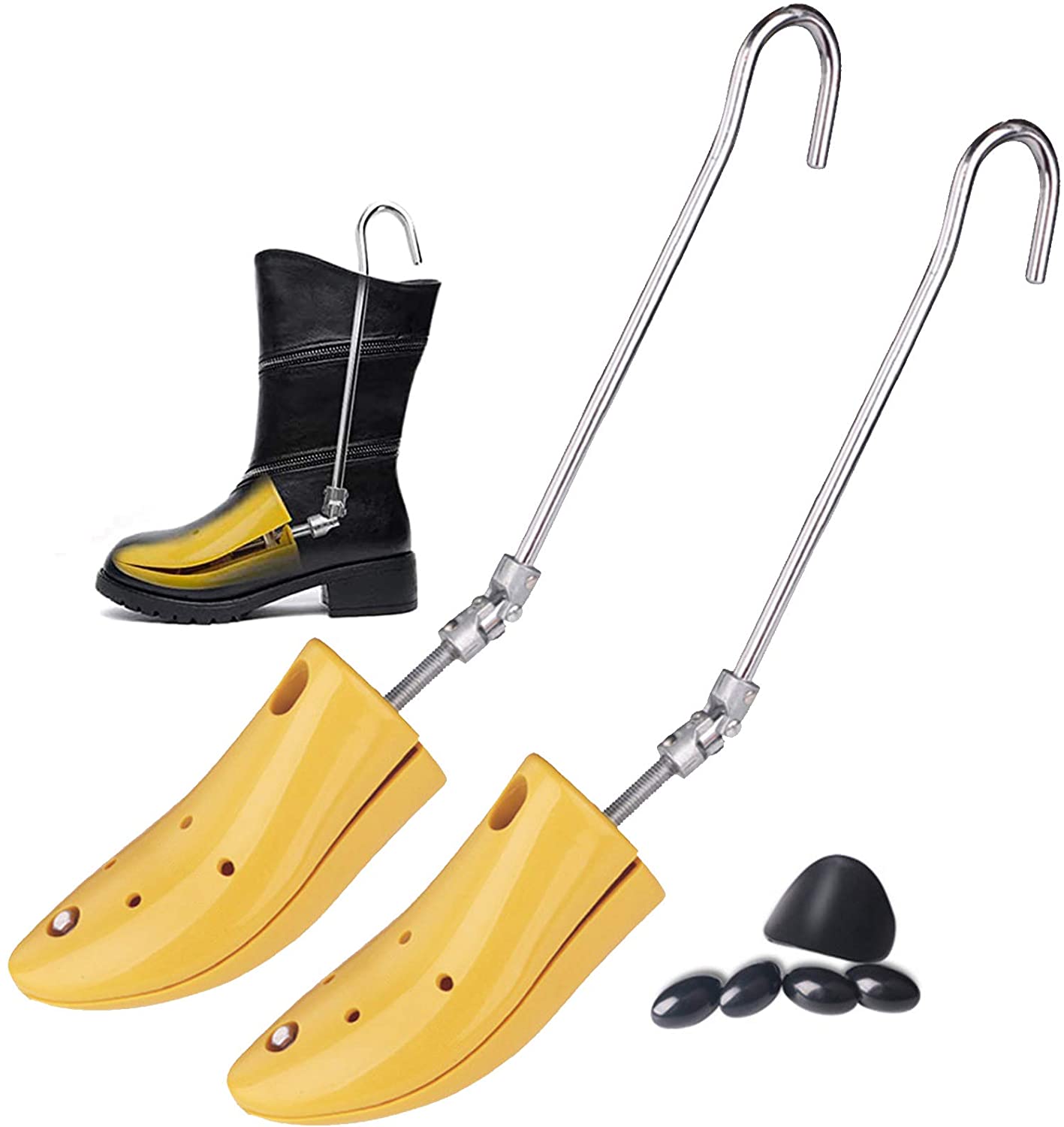 eachway Shoe Stretcher,Plastic Shoe Widener Adjustable Length & Width for Men and Women 