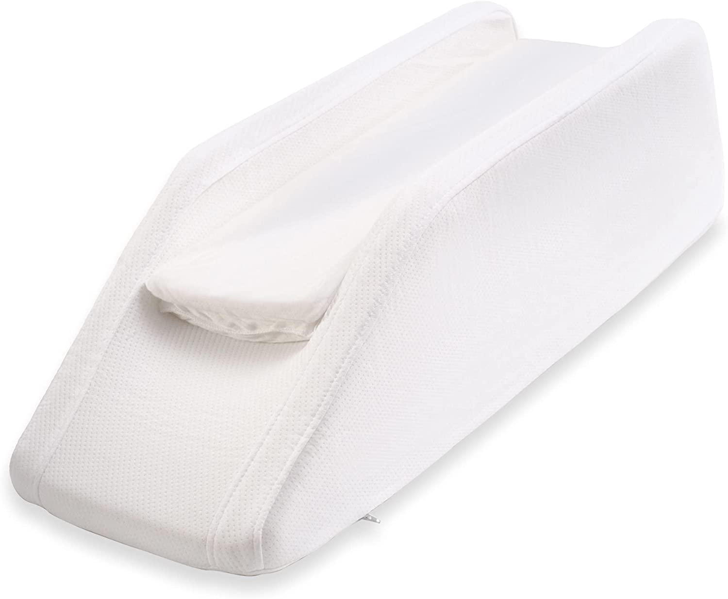 UBBCARE Leg Elevation Pillow for Leg/Knee Surgery Recovery, Memory Foam Leg  Support Pillow with Washable Cover, White