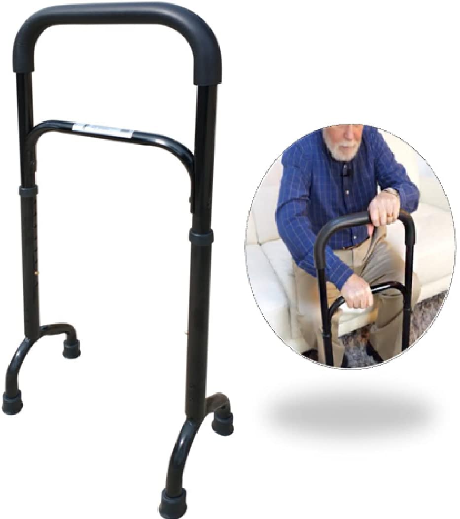 Rock Steady Cane – Hip, Knee Surgery Recovery Aid – Helps You Recover Faster from Surgeries and Injuries. Fully Adjustable Walking Cane Keeps You