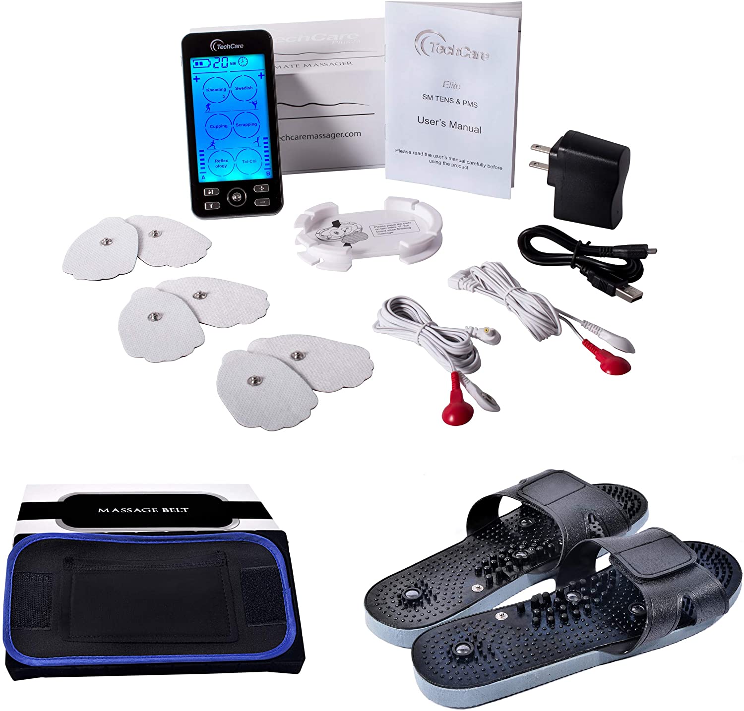 TechCare Massager SE - Portable TENS Unit 9 Modes