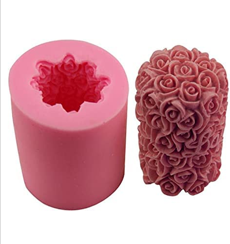 Silicone Rose Molds Set Of 15 Cavities For Mousse Cake Chocolate Pudding  Soap Lotion Bar Candle Making Diy - Yahoo Shopping