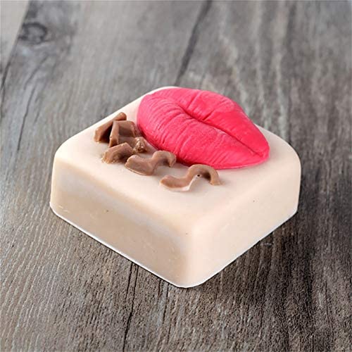 Silicone Molds kiss, Sex red Lips Shape Craft Art Silicone soap